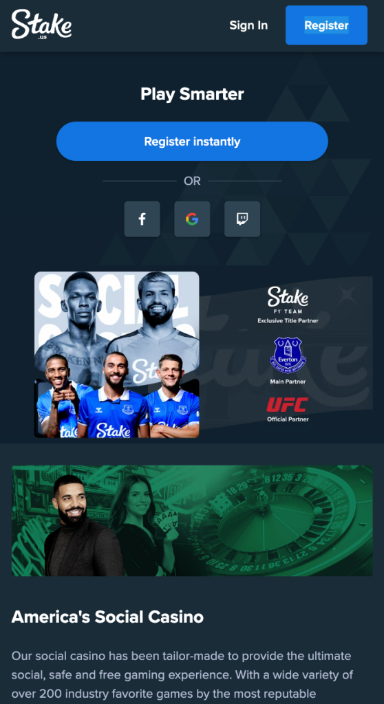 how to play stake casino in the us