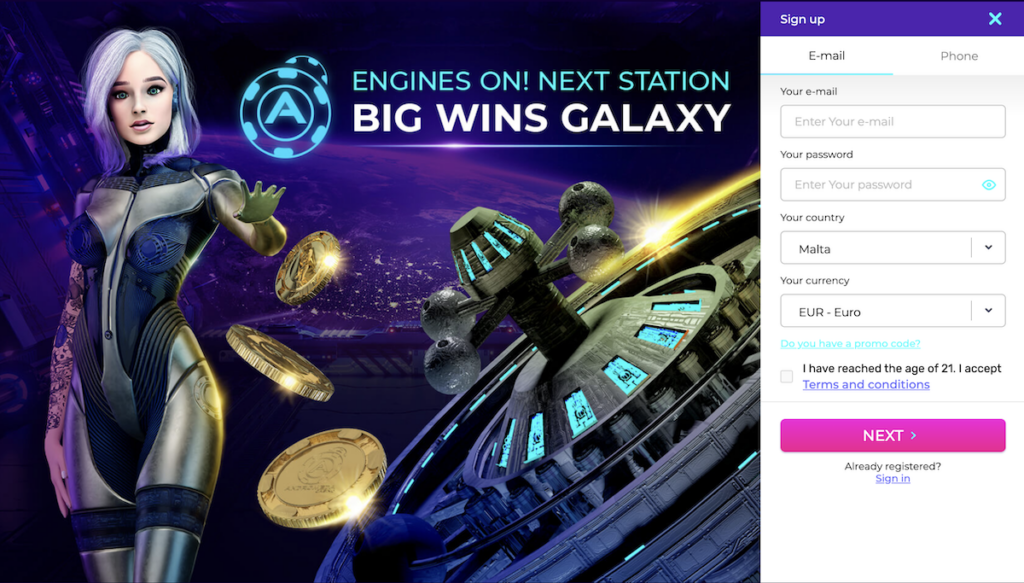 alvynn casino deposit methods