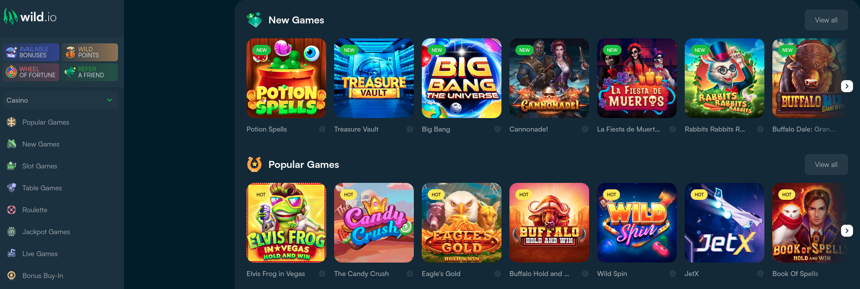 wildsino casino security