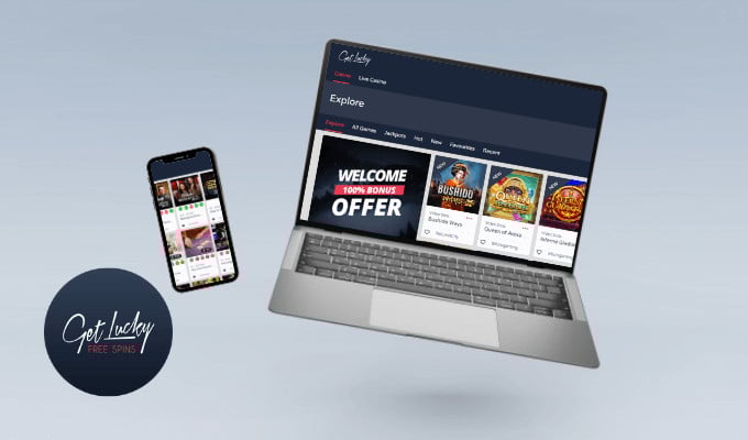 Getlucky Casino Mobile Brugergrænseflade