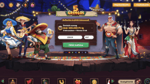 Screenshot der 5Gringos Casino Homepage mit Spielauswahl