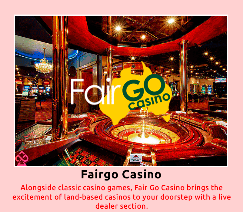 Fair Go Casino lobby interface