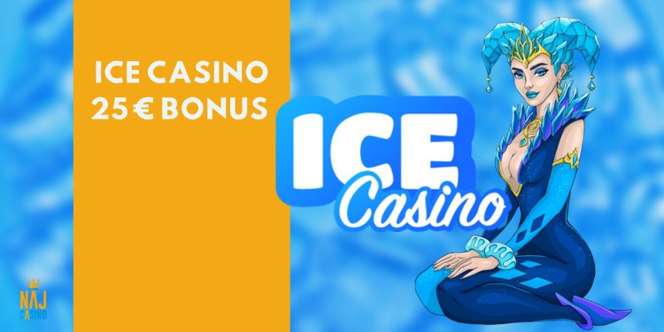 Przykład bonusu Ice Casino pokazujący interfejs promocji