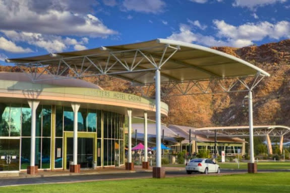 Lasseters Hotel Casino in Alice Springs, evoking the prestige and atmosphere associated with premium gaming venues like Rich Casino.