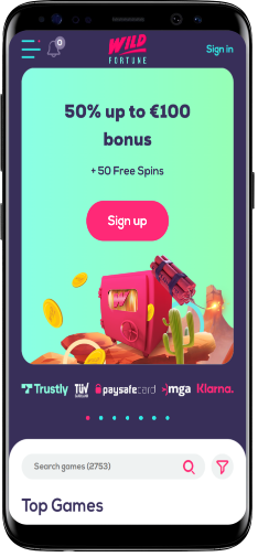 wild fortune bonus codes for existing players