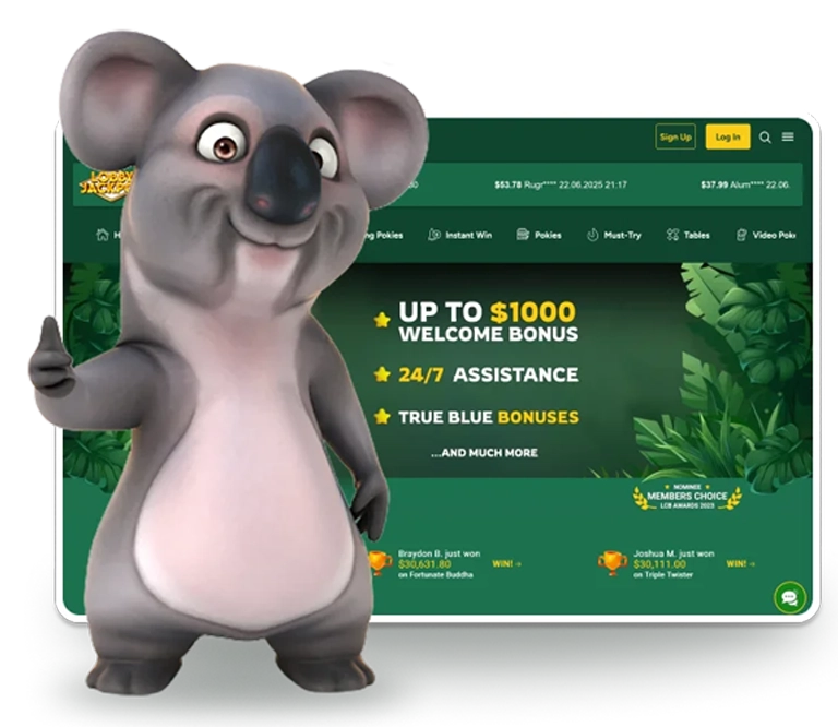 Fair Go Casino website homepage interface showing login and game lobby