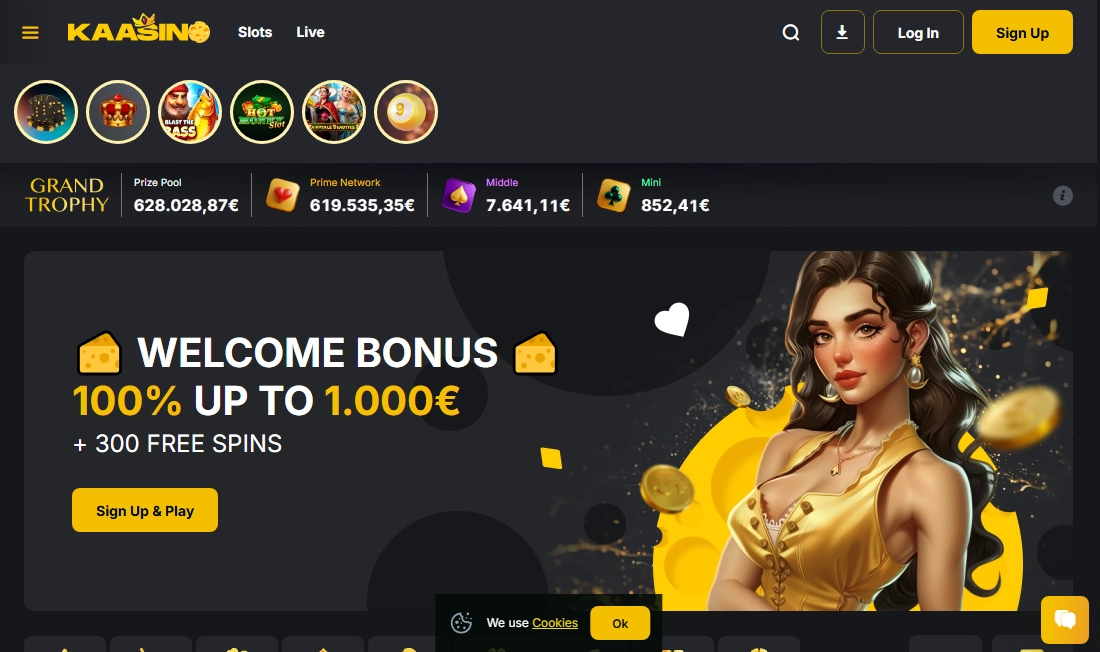 Kaasino Casino Schermafbeelding