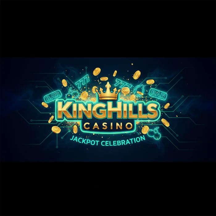 Screenshot showcasing the Kinghills Casino lobby interface on a mobile device and desktop