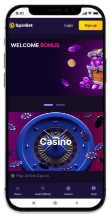 Spinbet Mobile Interface