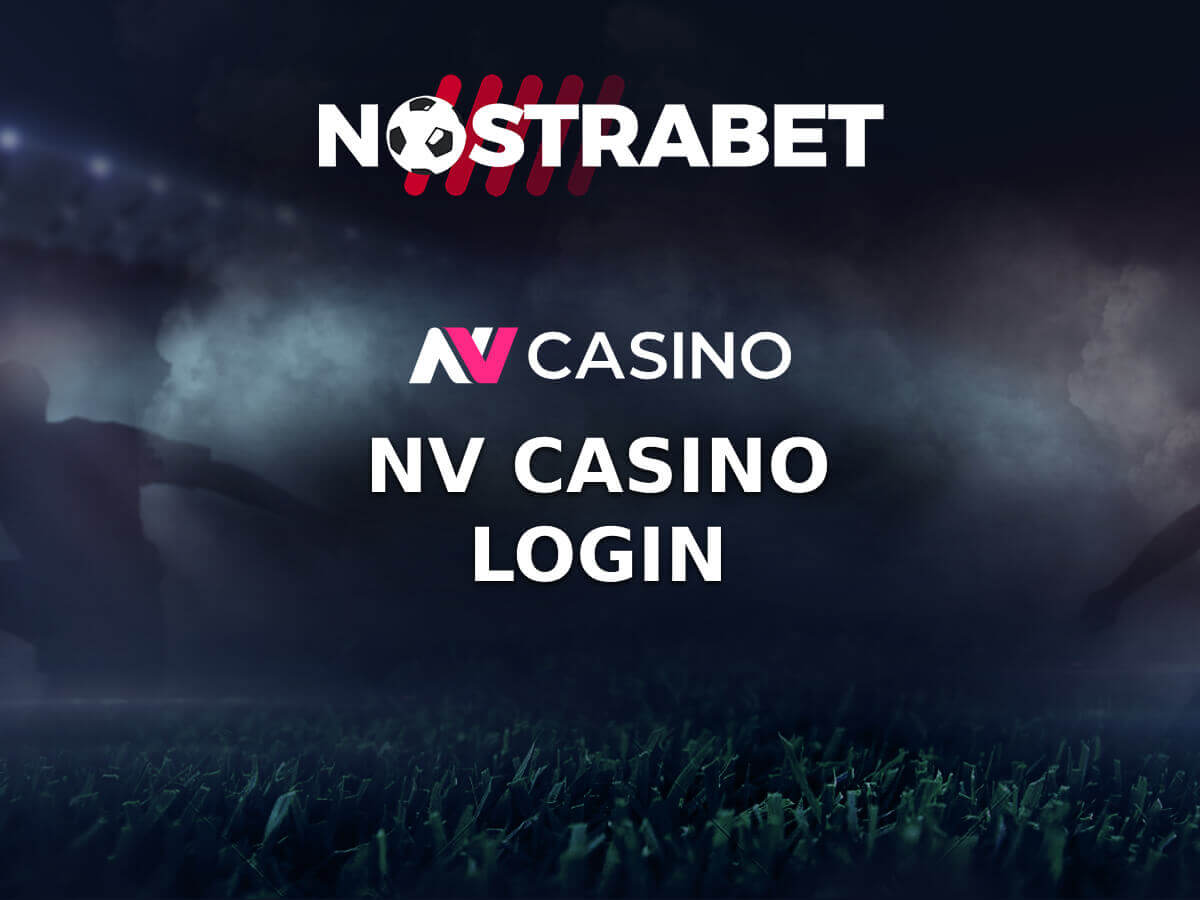 NV Casino login scherm