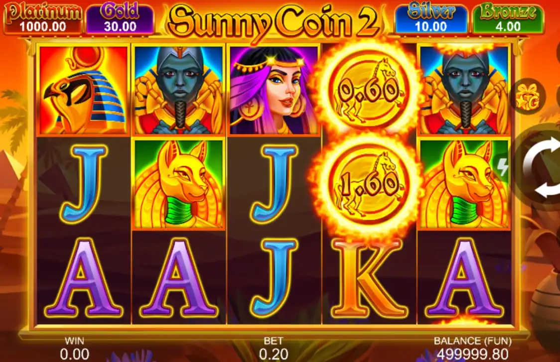 Screenshot of the Playfina casino game lobby interface showing various slot and live casino tiles
