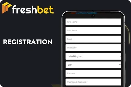 Visual guide to Freshbet app registration