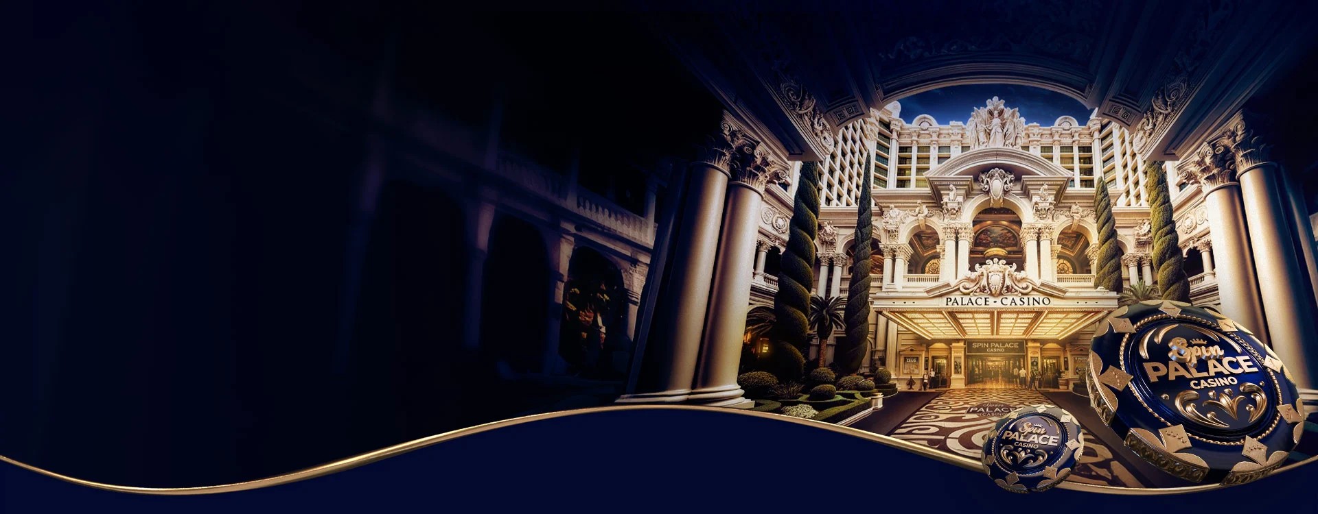 Spin Palace casino chips on desktop