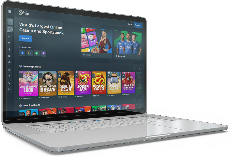 Interface du Stake Casino