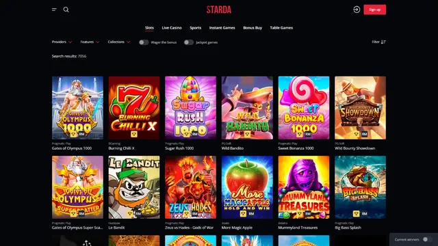 Starda Casino Spiele