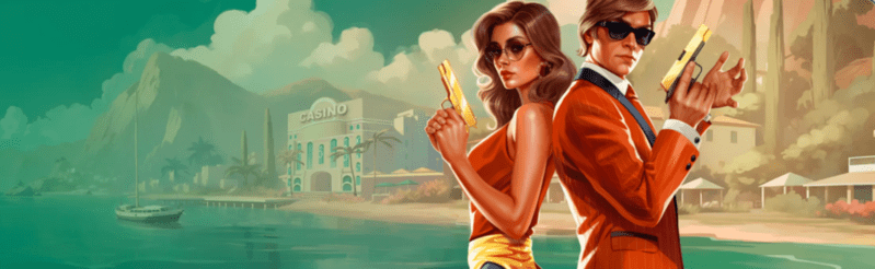 Interface du site Vegasino montrant les jeux et promotions